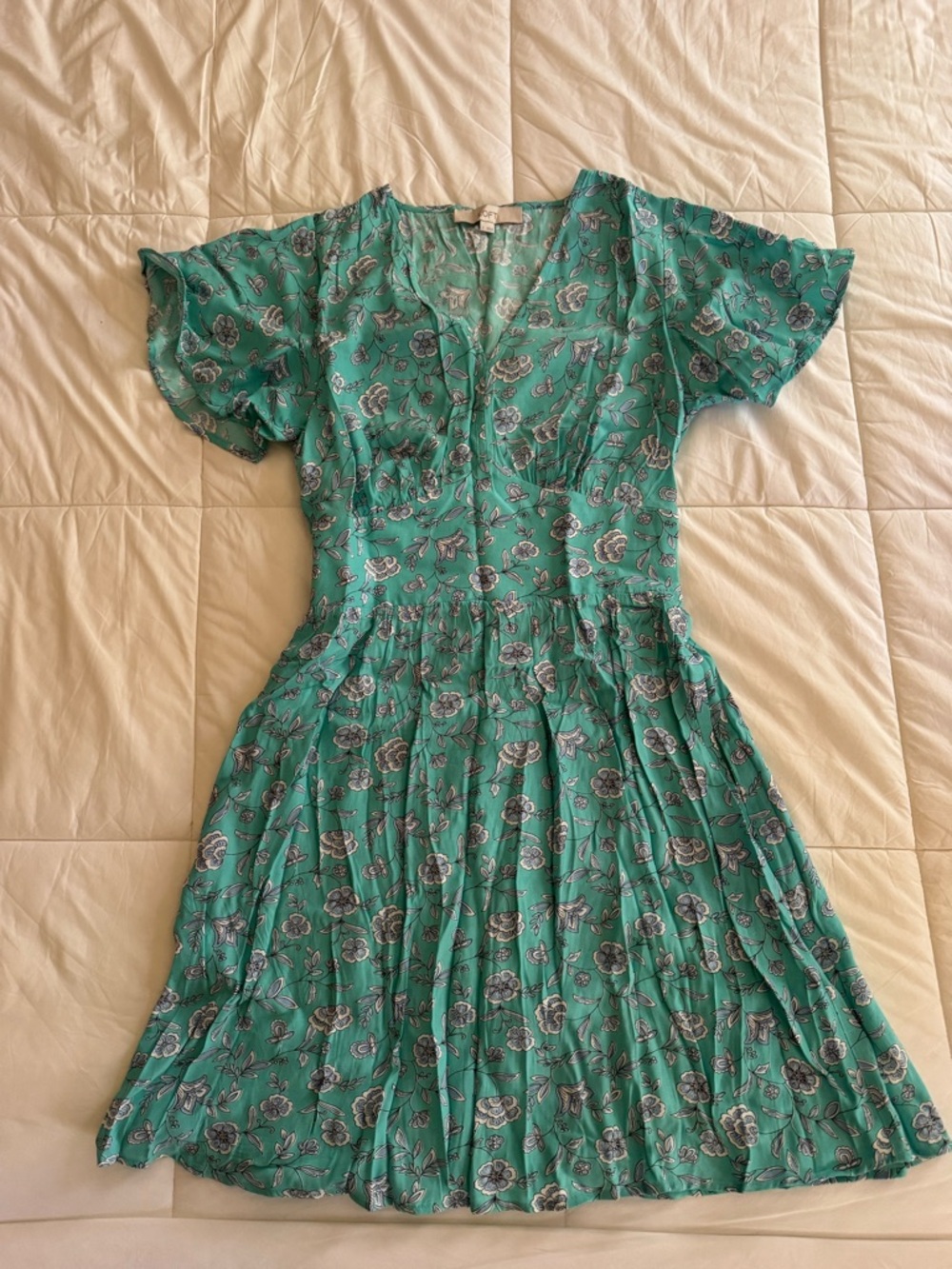 Loft flutter sleeve dress